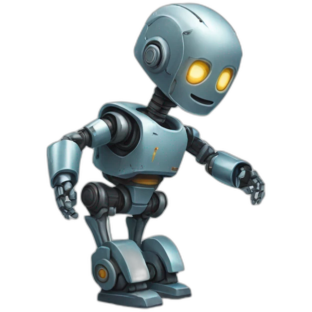 robot，Knee above emoji