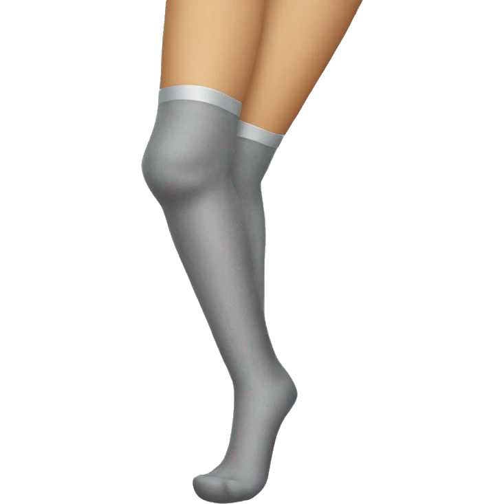 leg with hair emoji