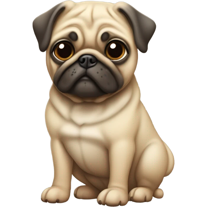 Pug dog emoji