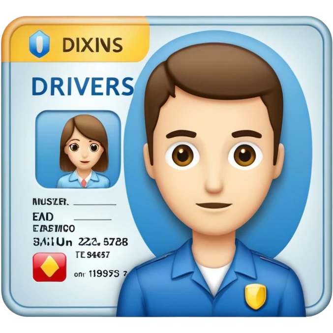 Drivers license  emoji