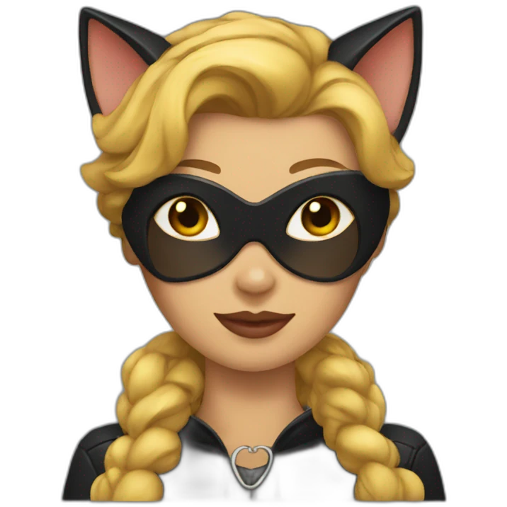 Cat woman emoji