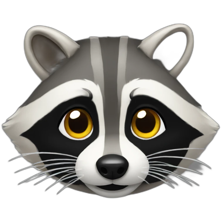 Raccoon emoji