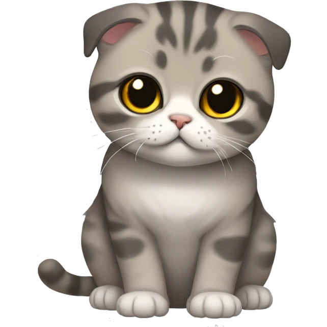 Scottish Fold Cat emoji