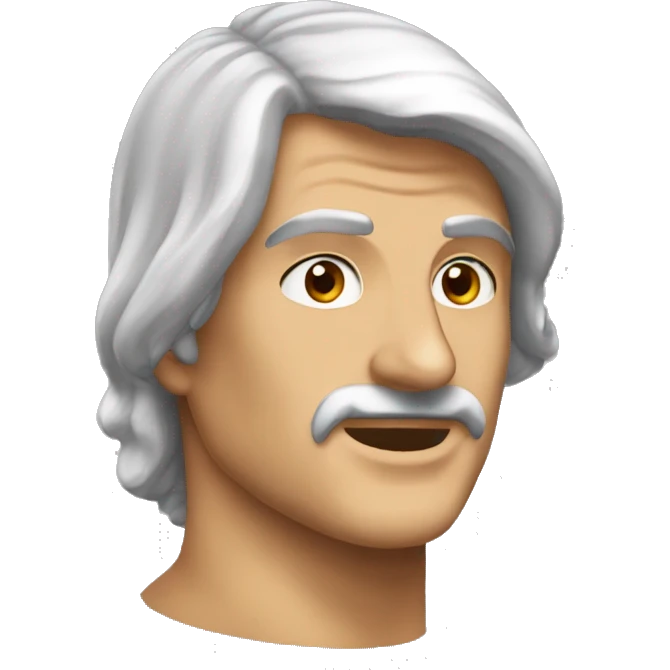Dante Alighieri capelli marroni emoji