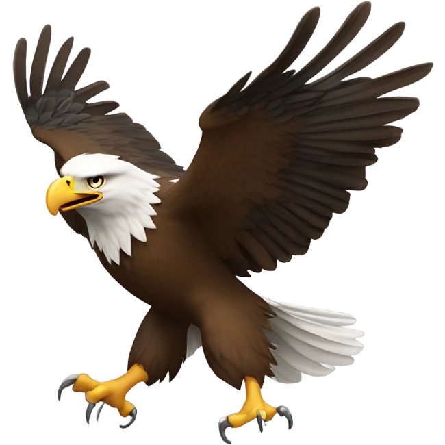 Eagle crashing emoji