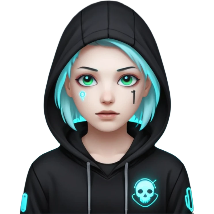 neonpunk hacker emoji