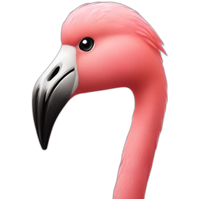 Flamingo with à bikini emoji