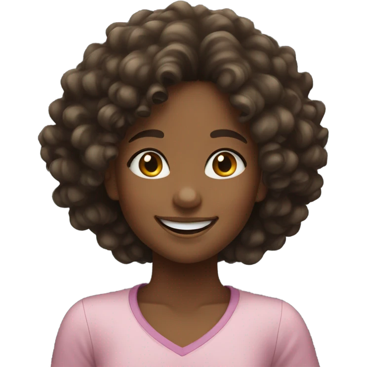 Black girl daughter  emoji