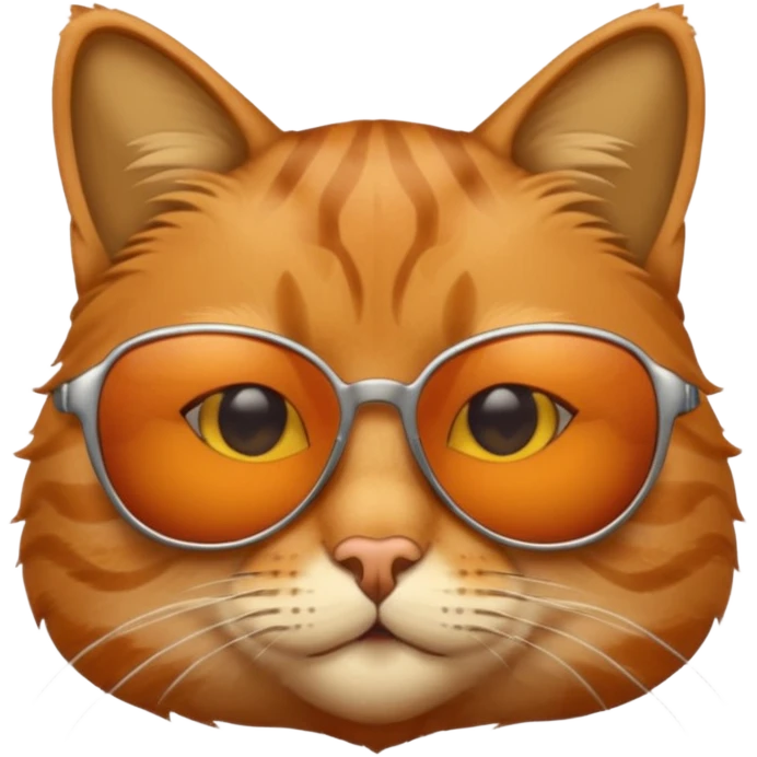 Cat wearing sunglasses emoji