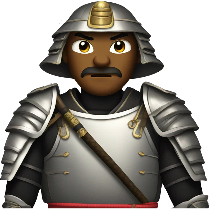 Samurai in full armor  emoji