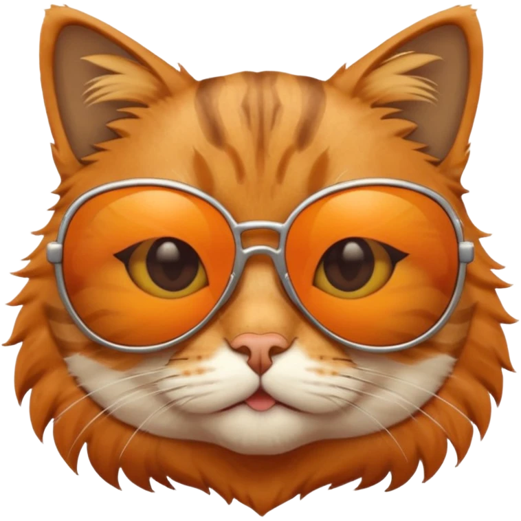 Cat wearing sunglasses emoji