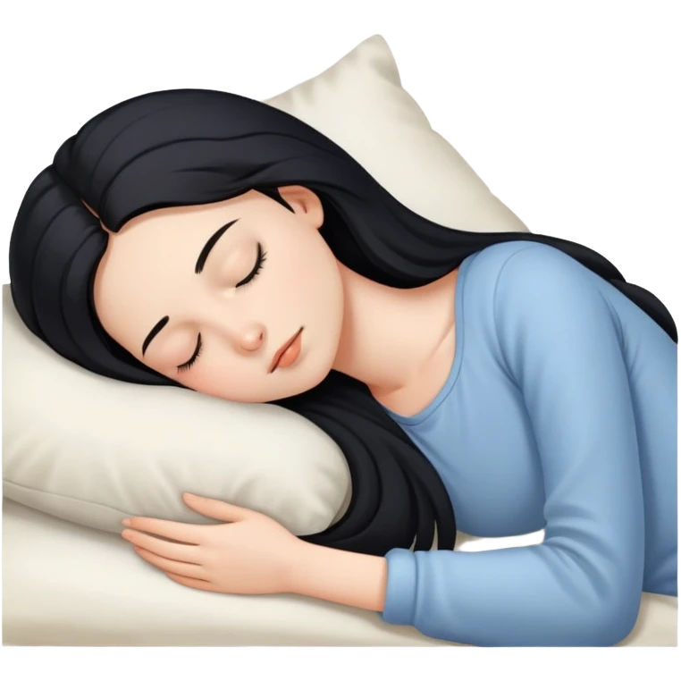 Menina dormindo  emoji