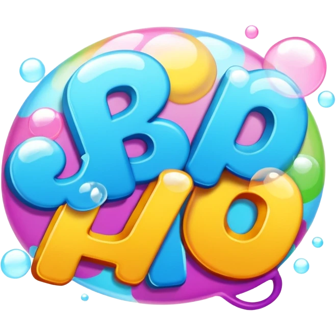 Letters in a big blurb-splash-bubble reading "BITCH!" emoji