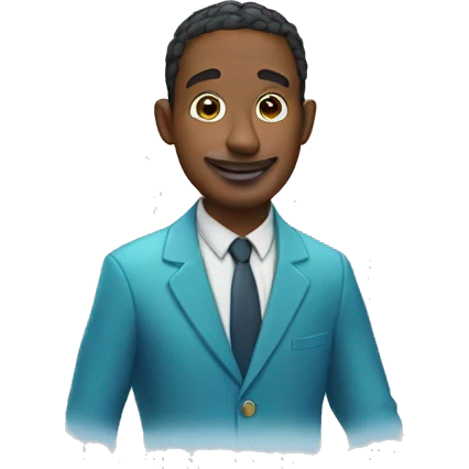 A dolphin man emoji