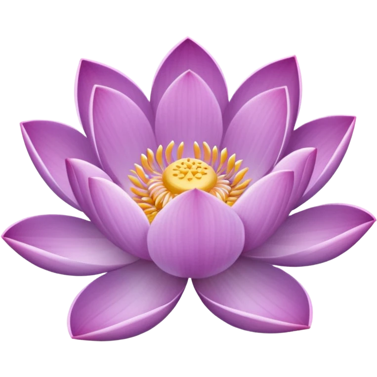 Lilac lotus emoji