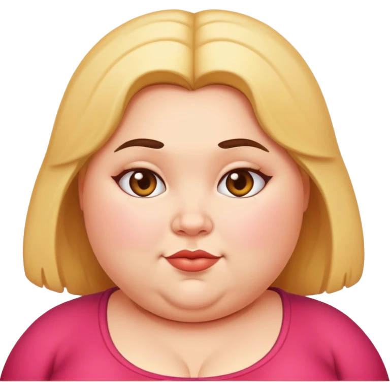 Fat girl emoji
