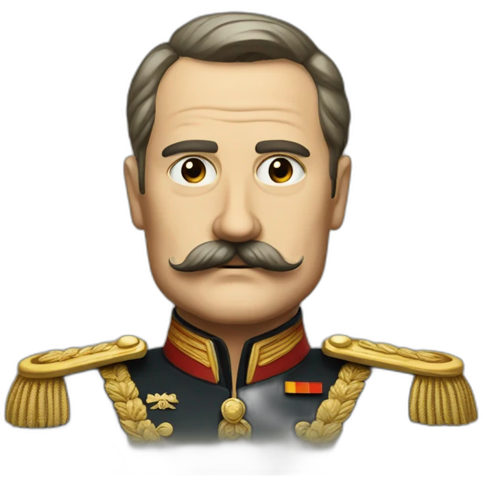 german dictator with small mustache emoji