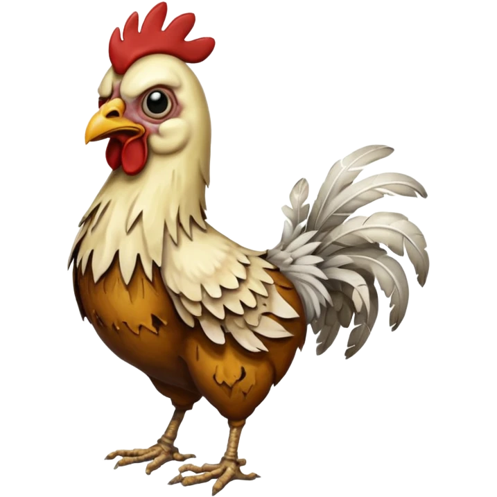 chicken zombie emoji