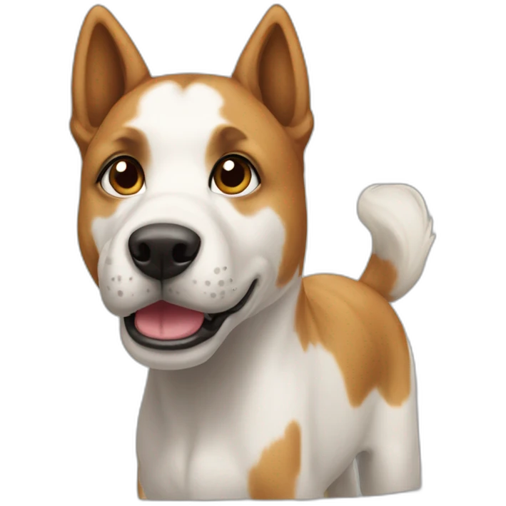 Dog mixed whit horse emoji