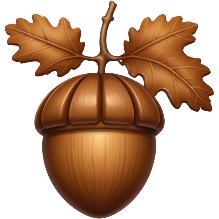 oak acorn emoji