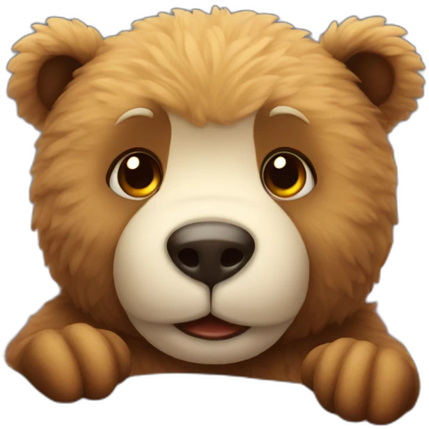 nounours pour dormir emoji