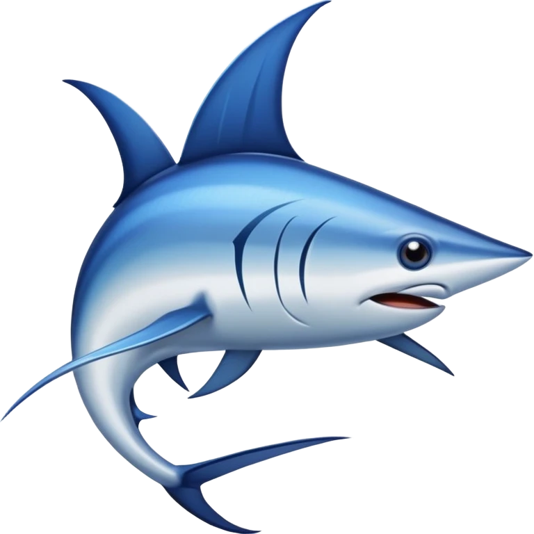 Swordfish with pointed nose emoji