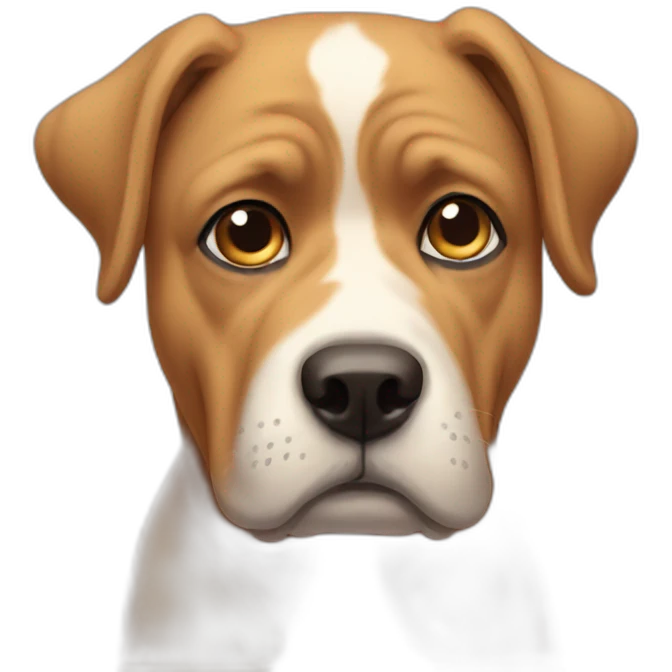 two sad dogs emoji