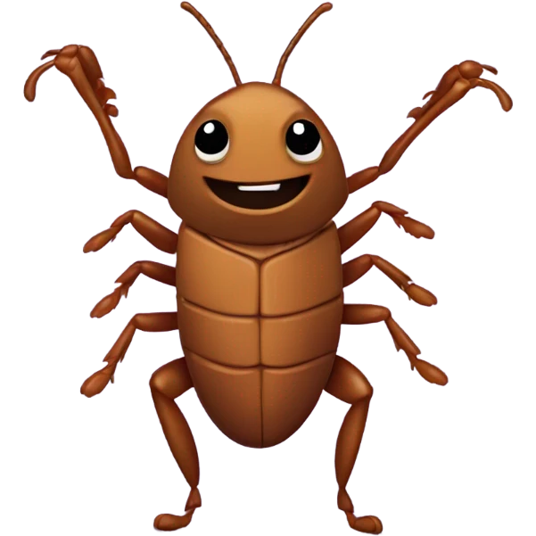 Mexican cockroach dancing emoji