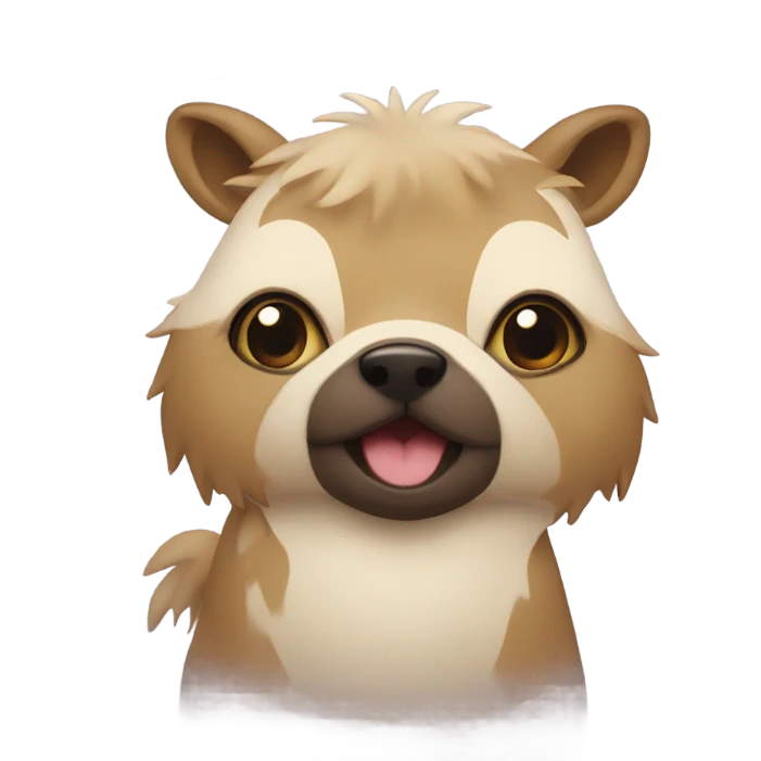 Animal with speech bubble that says “tuut tuut” emoji