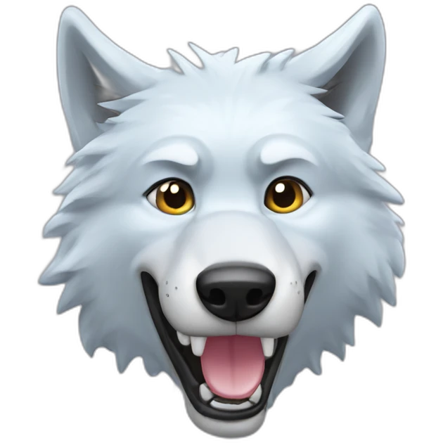 Loup glace emoji