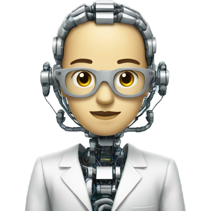 Artificial intelligence making artificial intelligence emoji