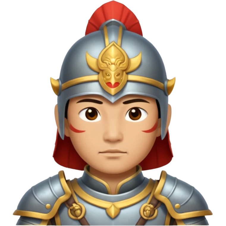 ancient Chinese warrior in armor emoji