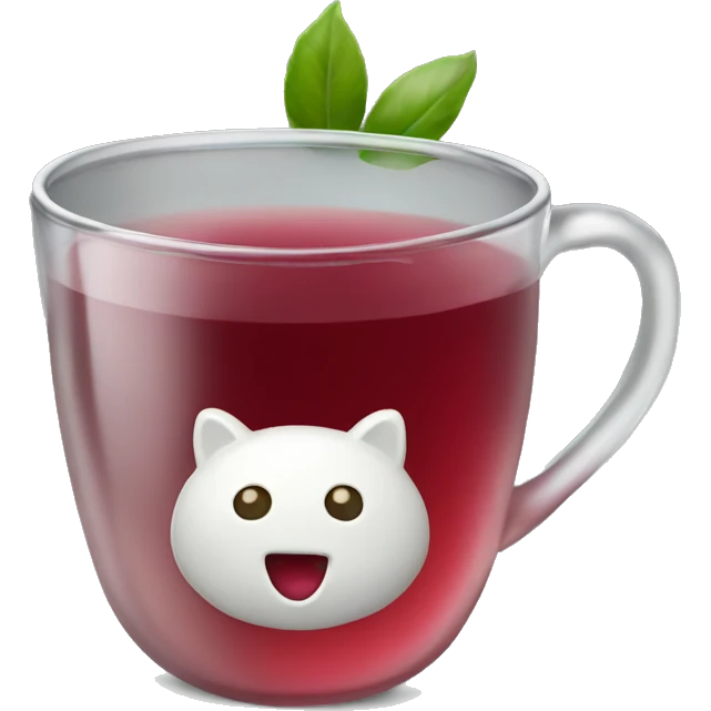 cranberry tea emoji