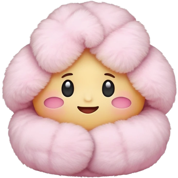 Pink cozy emoji emoji