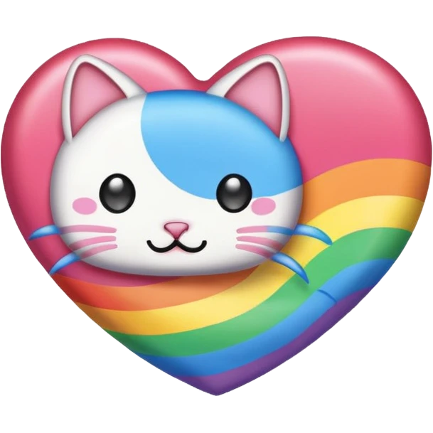 heart nyan cat emoji