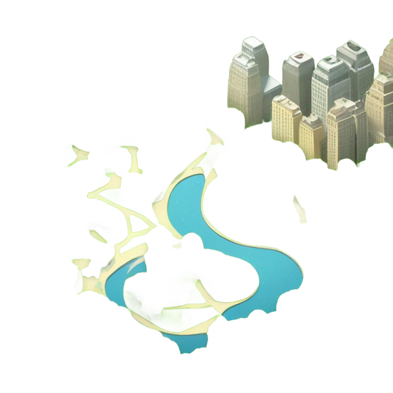 Central Park isometric  emoji