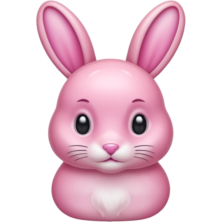  crystallized bunny pink emoji