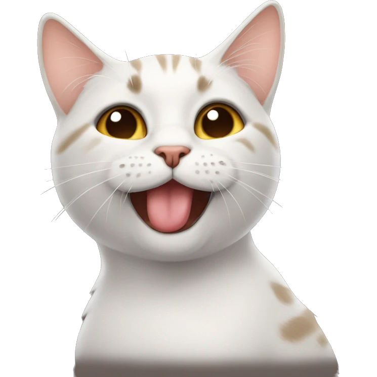 Cat send kisses emoji