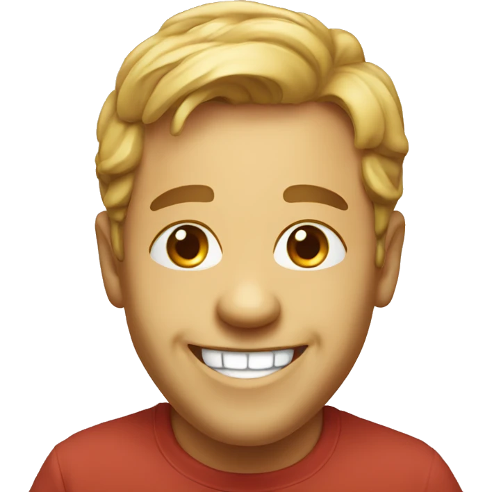 happy face caricature emoji
