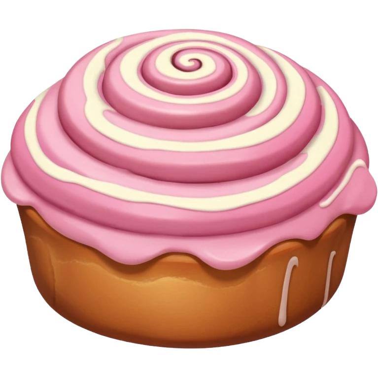 Pink Cinnamon Roll emoji