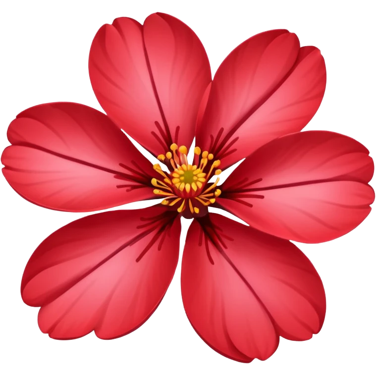 red sakura flower emoji