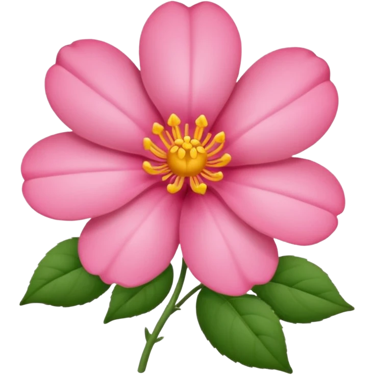 Flor rosa emoji