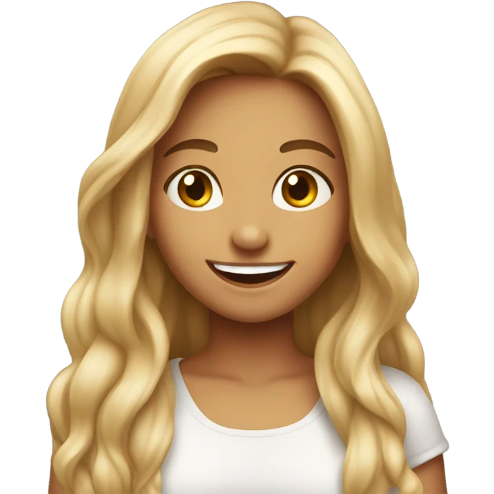 Beautiful girl  emoji