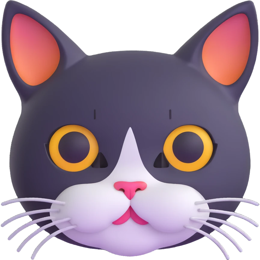 cute cat face emoji
