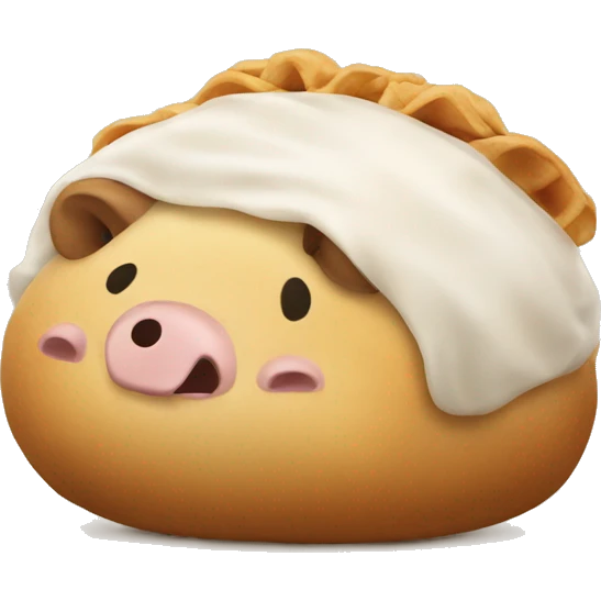 Pork bun emoji