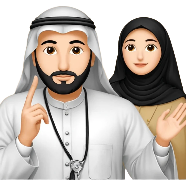 اريد شعار المملكة العربية السعودية وهو عبارة عن سيفين ونخلة emoji