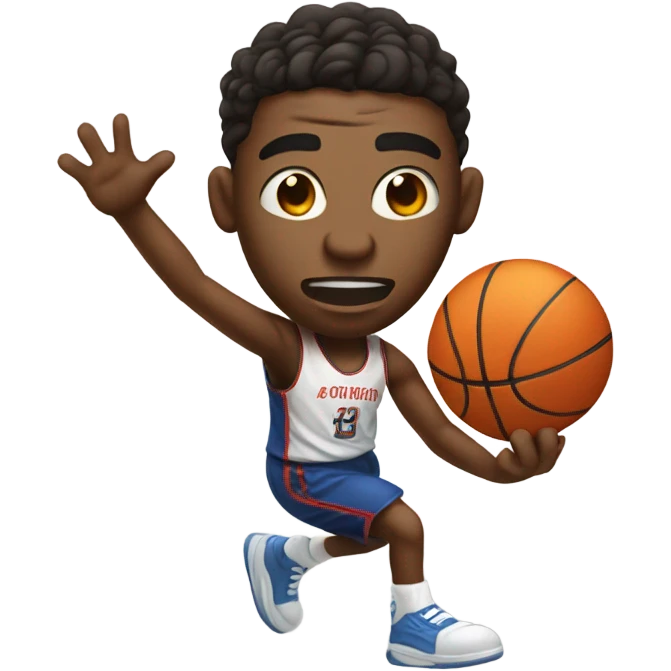 Dizzy basketball player  emoji