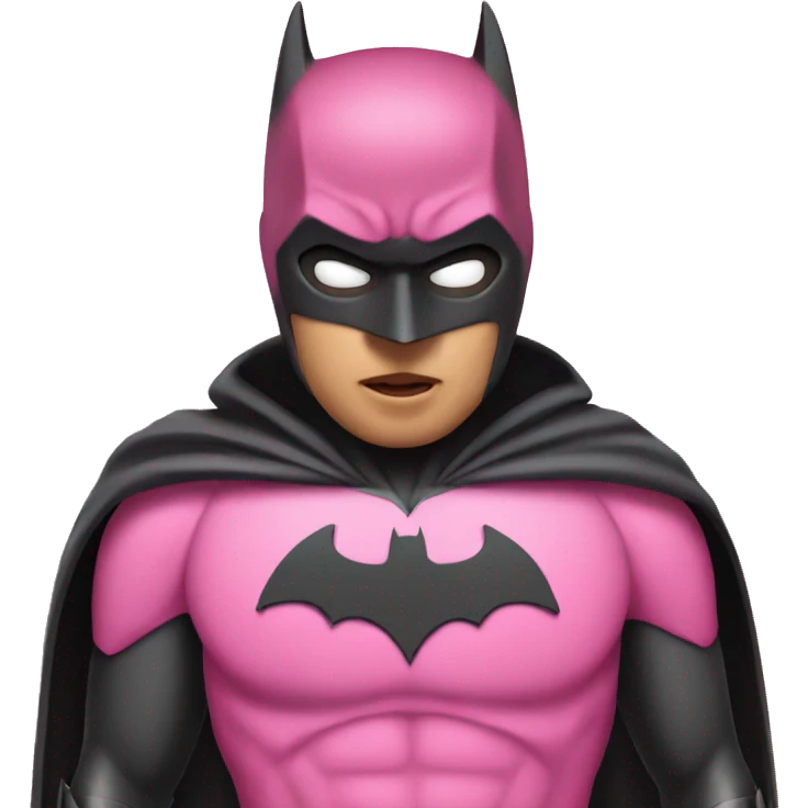 Pink batman emoji