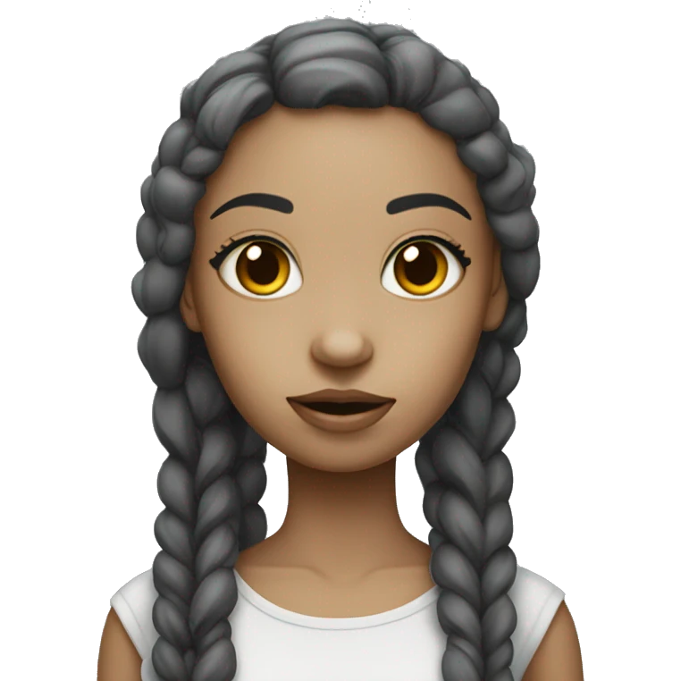 Robot Girl lighter skin emoji