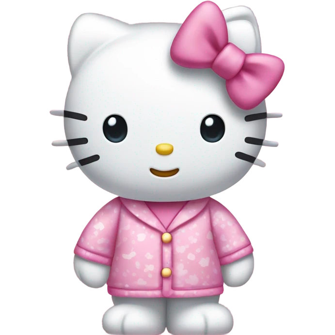 Hello Kitty en pyjama hello kitty  emoji